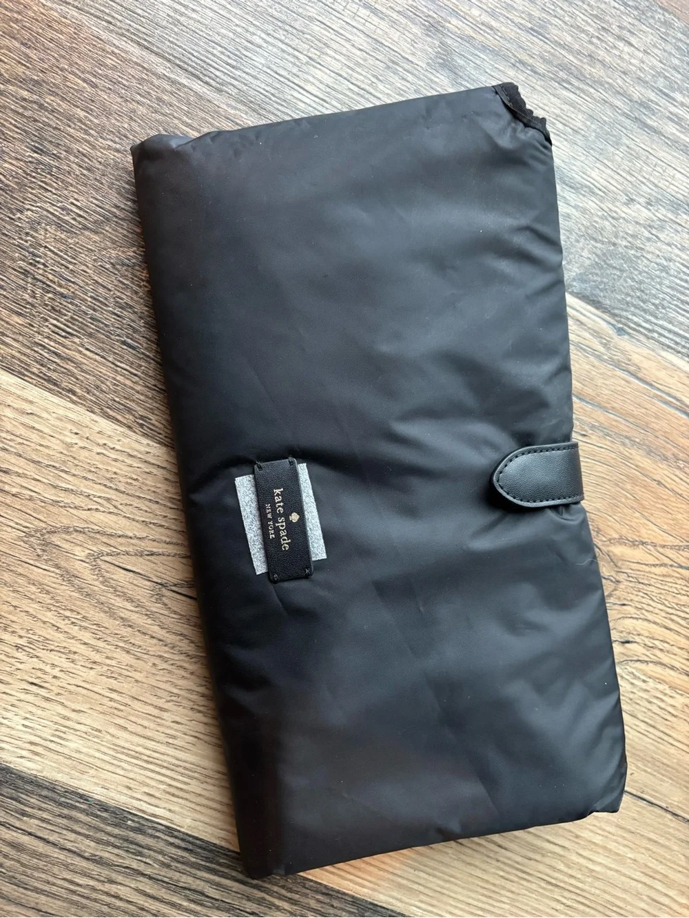 kate spade Black Nylon Toiletry Organizer/baby changing pad